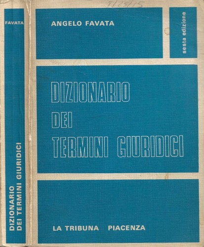 Dizionario dei termini - dizionario,