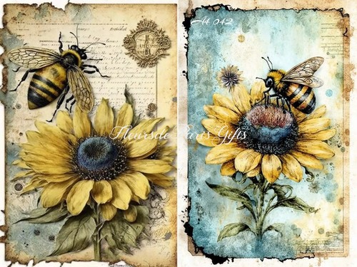 Carta riso per - di, decoupage