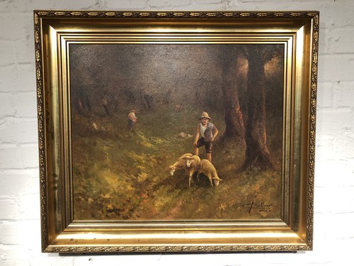 Dipinto olio impressionista