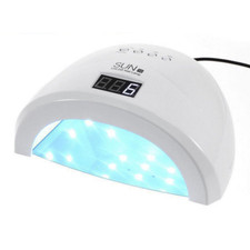 LAMPADA UV LED UNGHIE RICOSTRUZIONE DISPLAY 48W FORNETTO TIMER SENSORE SUN 1S