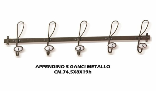 Appendiabiti ferro ganci - 5,