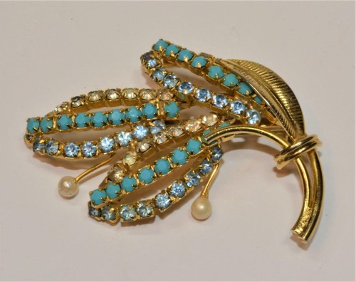 Vintage 50s color oro blu - 50s,