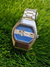 VINTAGE VERNI DIGITAL JUMP HOUR WATCH NEW OLD STOCK 70´S