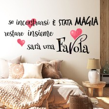 Frasi adesive muro camera