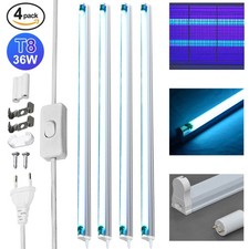 4x EU Plug LED tubo