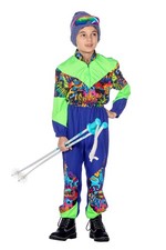 Tuta da sci retrò per bambini