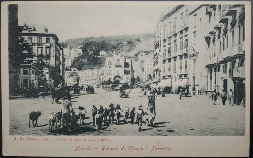 Rara cartolina napoli - rara, naples