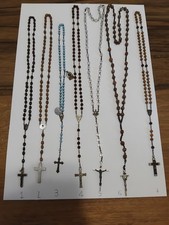 ?Lotto Rosari  ,crocifisso, Croci , Oggetti Religiosi