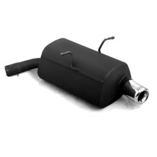 Scarico sportivo Ulter 1 x 80 mm Mini Cooper One R50 R53 anno 01-06 con cuscinetto ABE