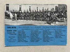 M) Cartolina militare scuola