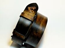 CINTURA IN CUOIO DI TORO PRODOTTO DI QUALITA' ARTIGIANALE SUPER RESISTENTE