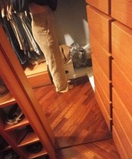 Pantaloni In Velluto Marroni A Gamba Larga