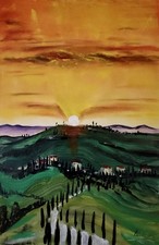 QUADRO DIPINTO OLIO  PAESAGGIO