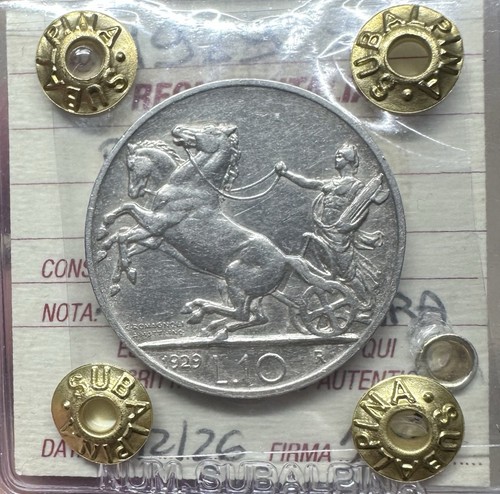 Moneta regno italia - 10, lire