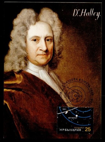 Edmond halley cometa di - halley.,