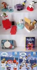 SERIE COMPLETA SNOOPY & FRIENDS FSB04 - FSB42 + 8 BPZ KINDER ITALIA NATALE 2015