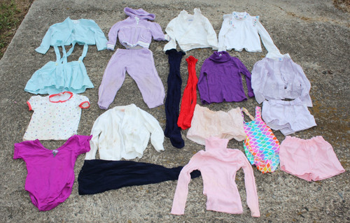 Lotto pezzi vestiti bambina - vestiti,