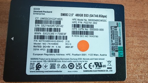 Hard disk ssd sm883 - sm883, 2.5"