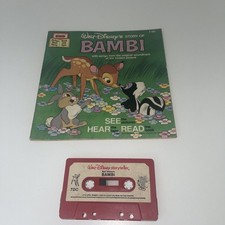 Disney Storyteller Series: STORIA DI BAMBI - SET LIBRI E CASSETTE #7DC - 1978