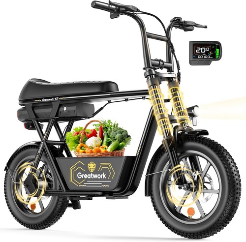 Electric scooter with seat - electric,