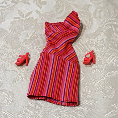 Barbie abito arancio - barbie,