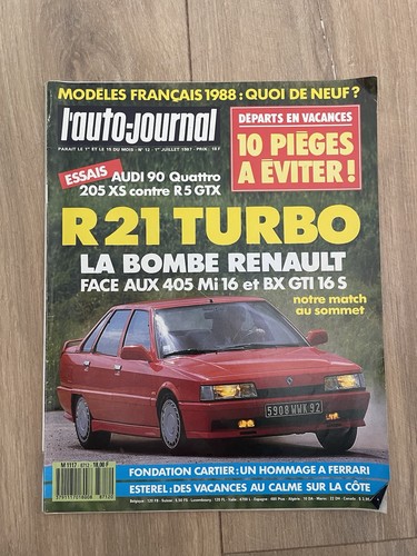 Revue auto journal 1987 - revue,