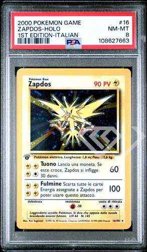 Pokémon card zapdos 102 - card,