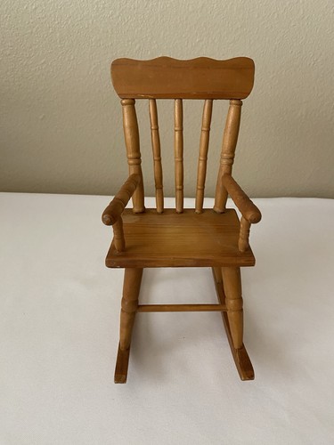 Mini sedia dondolo vintage - a,