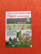 PUBBLICITA' CARTACEA ORIGINALE ADVERTISING FLIPPER "PERUGINA" 1978
