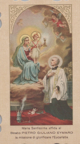 Santino holy card - santino, antica