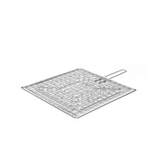 IPAC Griglia bruschettiera in acciaio inox argento COTTURE SPECIALI