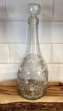 Decanter vetro barware vintage