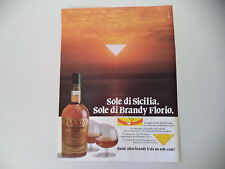 advertising Pubblicità 1981 BRANDY FLORIO