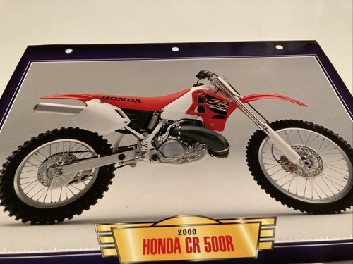 Honda cr500r cross - 2000, cr500