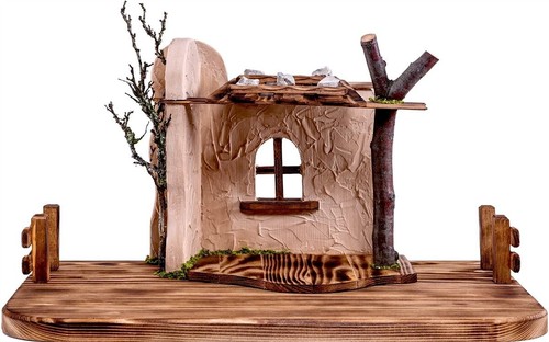 Capanna stalla per presepe - capanna,