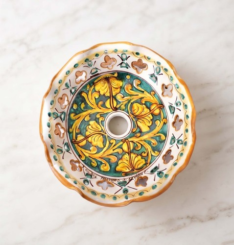Piatto per lampadario ceramica - per,