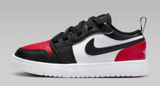 Jordan 1 Low ALT (PS) 'Bred Toe 2.0' bianco nero rosso gancio e passante 1Y-3Y Nike Air
