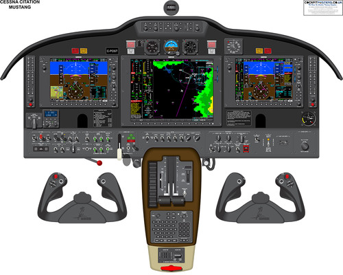 Cessna citation mustang poster - cessna,