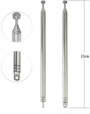 1pcs 8 Sezioni Telescopica 72cm AM FM Antenna Radio Portatile Ricambio Antenna