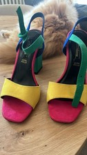 scarpe donna 38 color block nuove mai usate