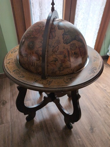 Vintage mappamondo mobile - vintage,
