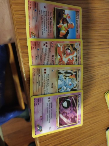 Lotto carte pokémon gym - pokémon,