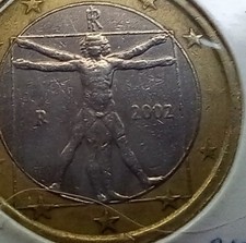 Moneta euro rara stella - da,