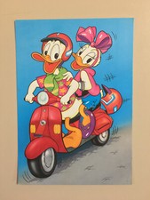 Paperino & Paperina Vespa