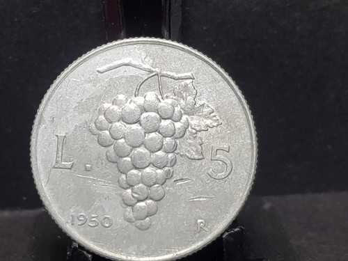 Moneta lire uva 1950 - uva,