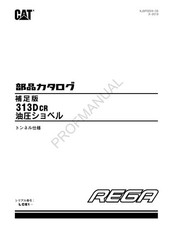 Caterpillar 313D CR Escavatore