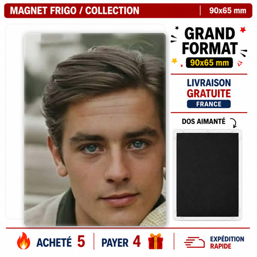 Magnet alain delon - magnet,