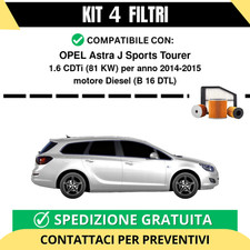 Kit 4 Filtri Tagliando per