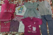 LOTTO 55 STOCK 10 PEZZI  ABBIGLIAMENTO BIMBA BAMBINA 4 anni