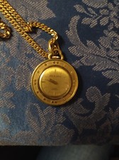 Orologio vintage con pendente a moneta Sexima, imperatore francese Napoleone1812